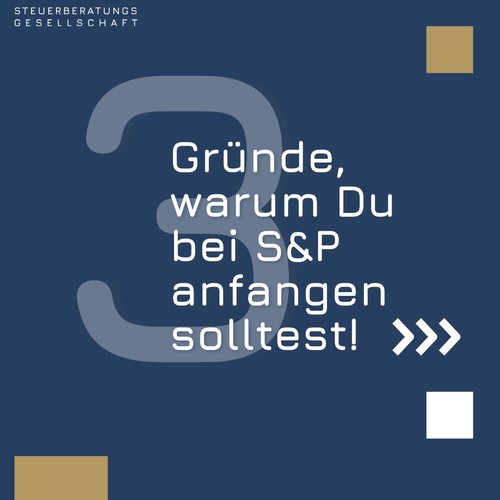 Du willst mehr als nur einen Job im Steuerwesen?
Hier sind 3 gute Gründe, warum Du bei uns genau richtig bist!

🔎 Klingt...