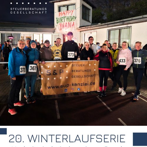 Gestern fiel der Startschuss zur Winterlaufserie 2025/2026 und wir waren mit 14 Läuferinnen und Läufern von S&P dabei!...