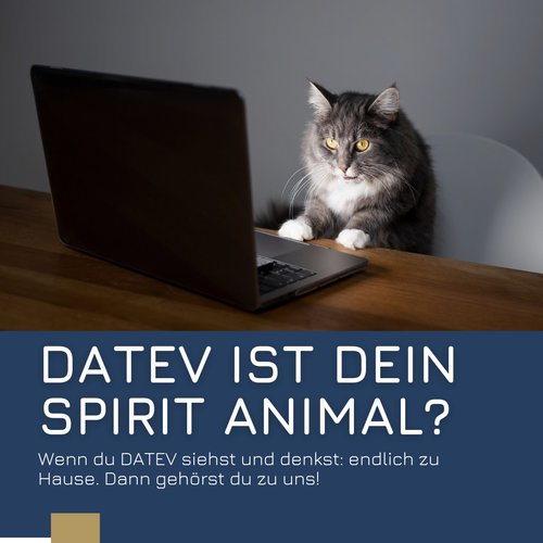 S&P Steuer Facebook (44).pn🐱💻 Wenn Du DATEV siehst und denkst endlich zu Hause, dann gehörst Du zu uns!
Ob mit Katze...